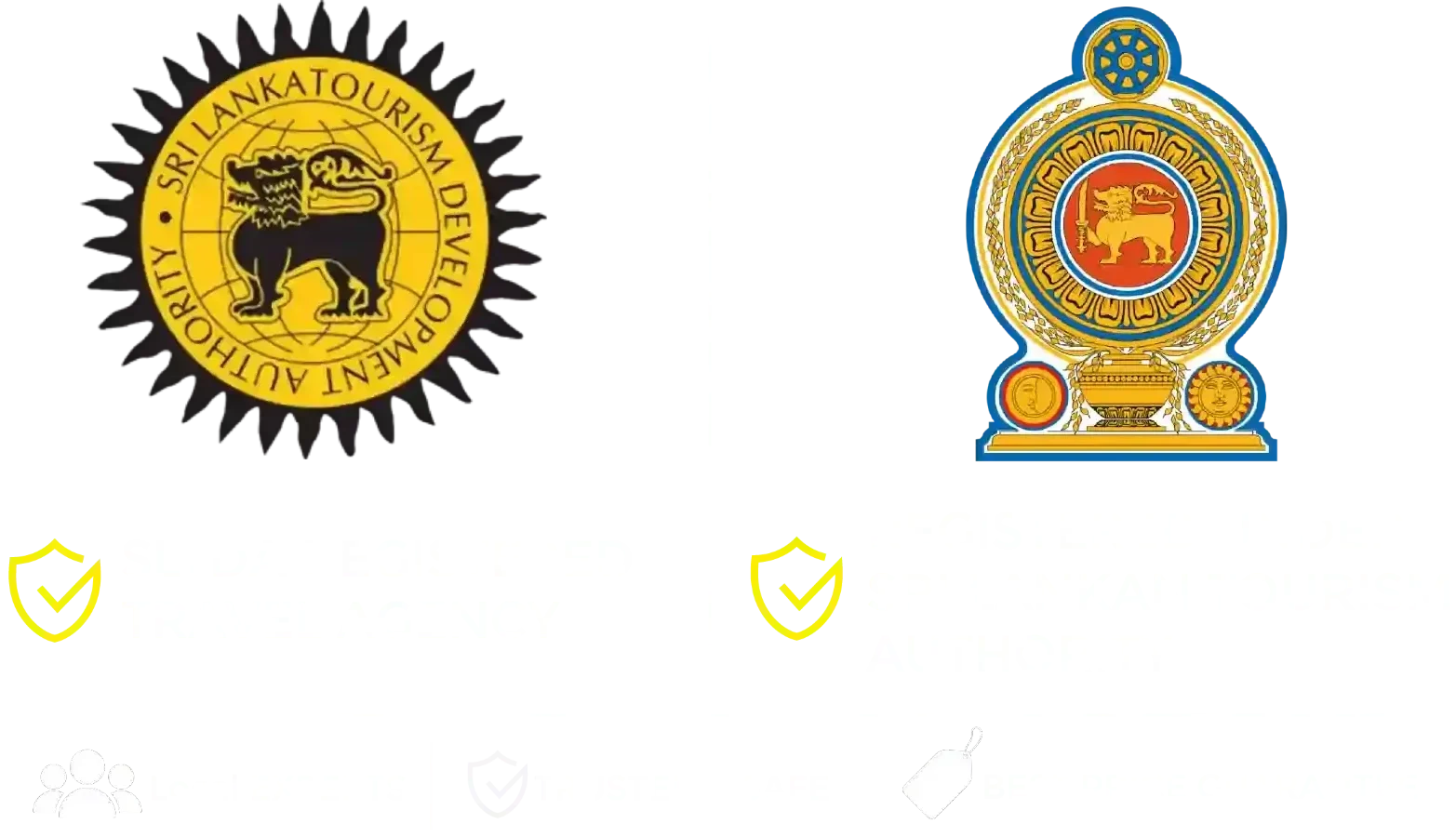 Book with confidence — registered with the Sri Lanka Tourism Development Authority. SLTDA licensed number SLTDA/SQA/TA/02516, Ceylon Peacock Travels (Pvt) Ltd.